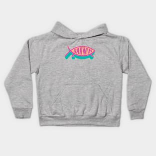 Darwin Fish Logo Kids Hoodie